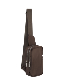 Fashion Nylon Sling Backpack GLMA-0098 STONE